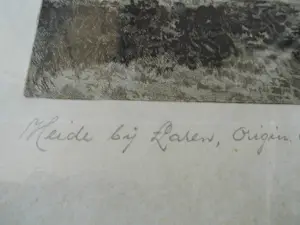 Henri Koetser - Ets - De Heide bij Laren kopen? Bied vanaf 65!