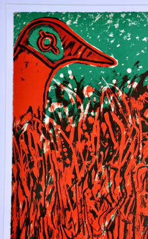 Corneille - Enchantement de l'éte - litho - Gesigneerd - 66x50 cm - 1977 - Ingelijst kopen? Bied vanaf 495!