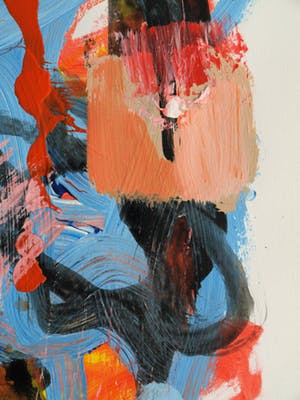 Peter Klashorst - Acrylverf op papier – Abstract 14 - 2016 kopen? Bied vanaf 35!