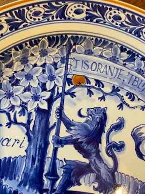 Porceleyne Fles - herdenkingsbord geboorte prinses Beatrix kaufen? Bieten Sie von 55!