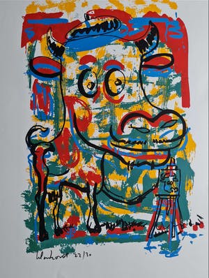 Peter Klashorst - Lot van 4 zeefdrukken - gesigneerd kopen? Bied vanaf 1!