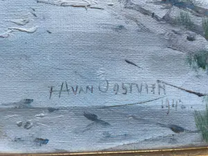 Frederik Amalius van Oostveen - Winter in het dorp kopen? Bied vanaf 50!