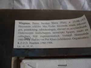 Piet Wiegman (II) - Abstracte kleurrijke compositie - Olieverf op doek kopen? Bied vanaf 100!