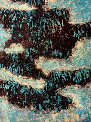 Yoshiko Noma - Litho: Sous les arbres - 1968 verkocht voor € 125!