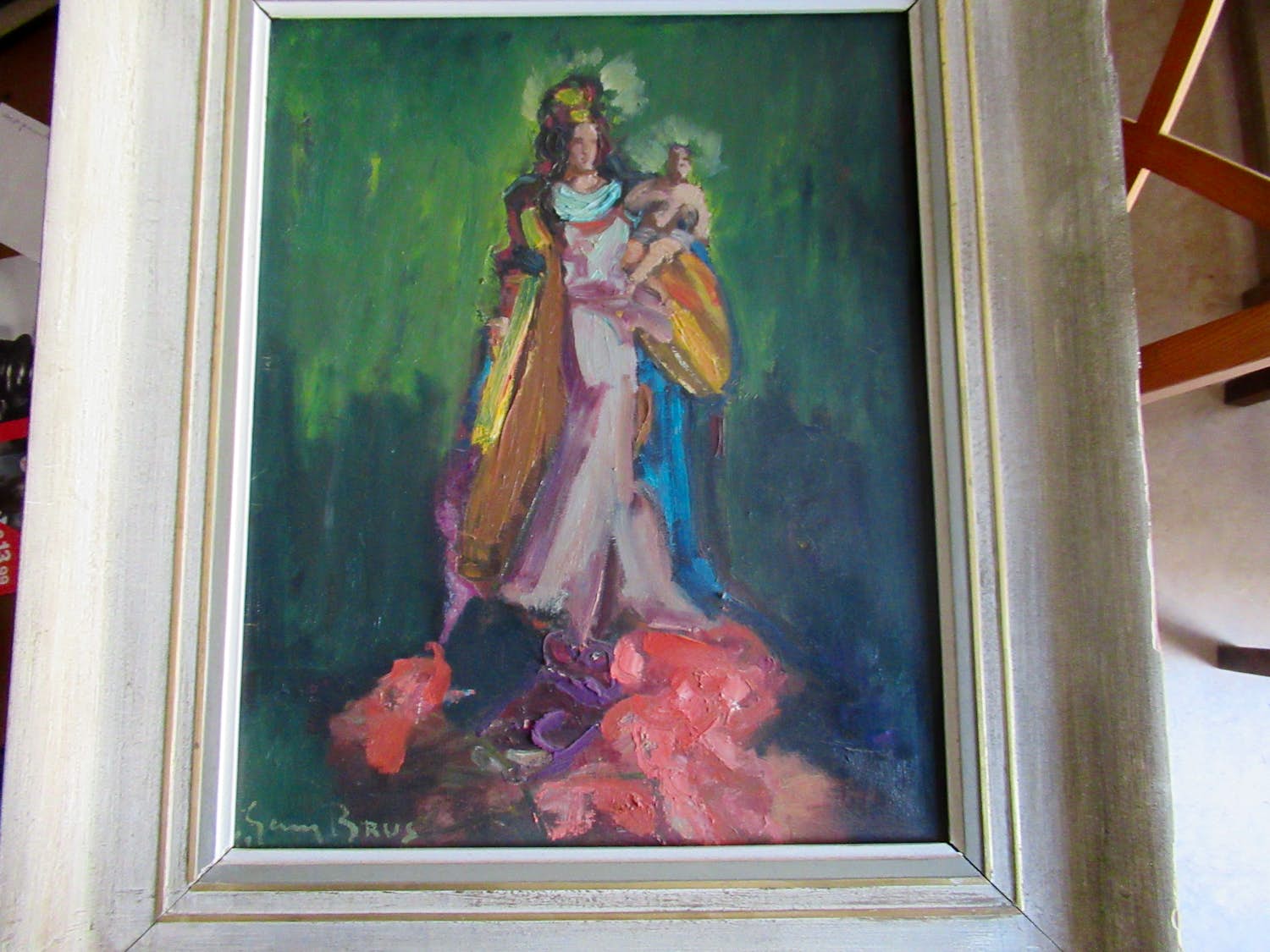 Germaine Brus - Maria met kind verkocht voor € 80!