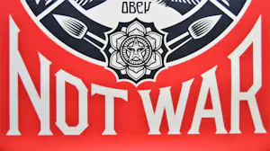 Shepard Fairey - MAKE ART NOT WAR - Gesigneerd kopen? Bied vanaf 10!