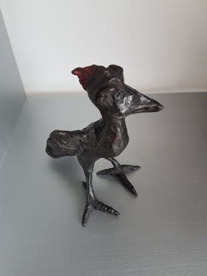 Brons (Onbekend) - Hennie van Leeuwen " Rare vogel " incl certificaat van echtheid kopen? Bied vanaf 150!