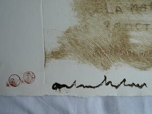 Anton Heyboer - Ets , Zeilschip “La mar”– 48 x 49½ cm – ca. 1985 kopen? Bied vanaf 100!