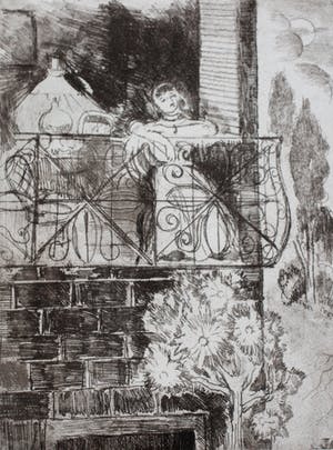 Jeanne Bieruma Oosting - Album met 12 etsen: Une selection des fleurs du mal - 1976 kopen? Bied vanaf 250!