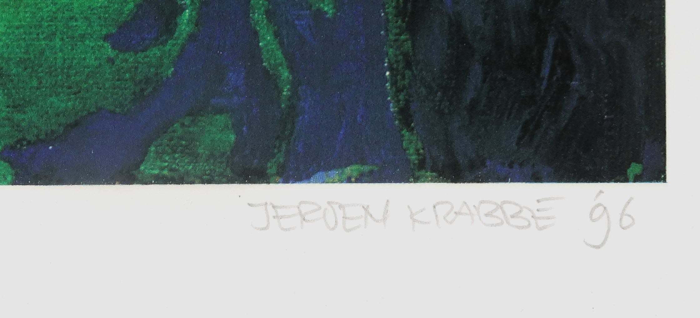 Jeroen Krabbe - Zeefdruk, Blue Mountain kopen? Bied vanaf 50!