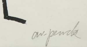 A.R. Penck - Zeldzame, handgesigneerde litho, Prinzip kopen? Bied vanaf 1!