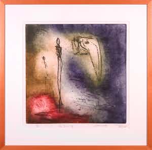 Ad Arma - Ets, De Jaarring - November - Ingelijst verkocht voor € 50!