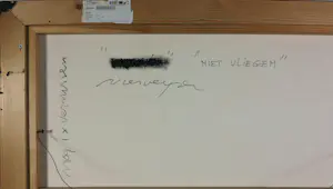 Henk Vierveijzer - Olieverf op doek, Niet vliegen- Ingelijst kopen? Bied vanaf 400!