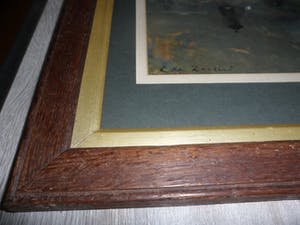 Adriaan Terhell - Adriaan C. Terhell (onder pseudo C. de Zeeuw): Aquarel Hollandse polderlandscha kopen? Bied vanaf 50!