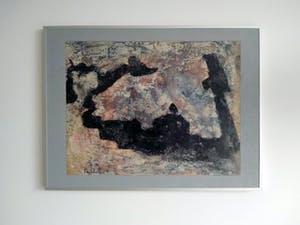 Pieter van Goudzwaard - abstract expressionisme - gemengde techniek kopen? Bied vanaf 75!
