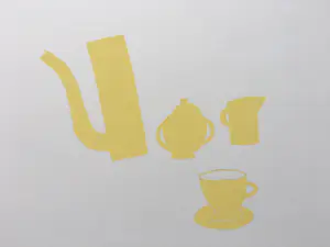 Klaas Gubbels - zeefdruk - ‘Geel Servies’ - 2005 kopen? Bied vanaf 285!