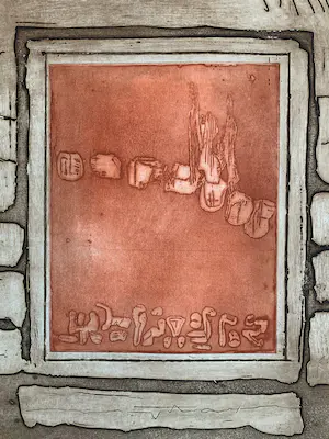 Jan Montyn - handgesigneerde litho | 'Vallée de Merveille III' | 1997 (INGELIJST) kopen? Bied vanaf 100!