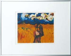 Luis Filcer - Zeefdruk, Zonder titel V - Ingelijst kopen? Bied vanaf 1!