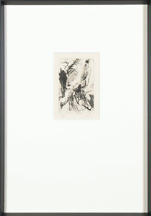 Jo Foulon - Droge naald ets, Zonder titel kopen? Bied vanaf 1!