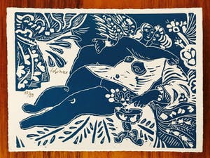 Theo Tobiasse - Fraaie lithografie - Oplage 99 - Gesigneerd - 1991 kopen? Bied vanaf 75!