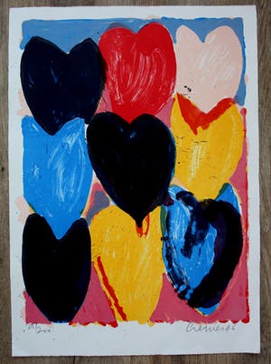 Jan Cremer - Kleurrijke zeefdruk - 1996 kopen? Bied vanaf 199!