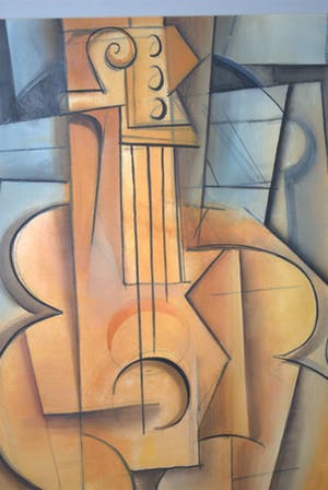 Willem van der Hofstede - Gitaar - Gouache kopen? Bied vanaf 50!