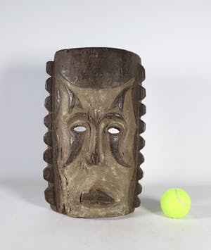 Igbo - Zeldzaam houten masker ter bezwering van de watergod kopen? Bied vanaf 35!