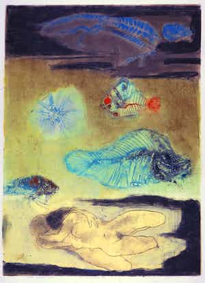 Ru van Rossem - Ets en aquatint, Het begin verkocht voor € 100!