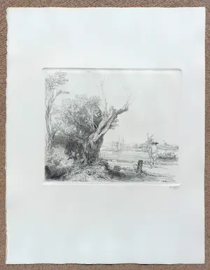 Rembrandt van Rijn - De Omval, ets kopen? Bied vanaf 75!