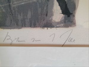 Bram van Velde - Fraai gelijste kleurenlitho (groot formaat) kopen? Bied vanaf 225!