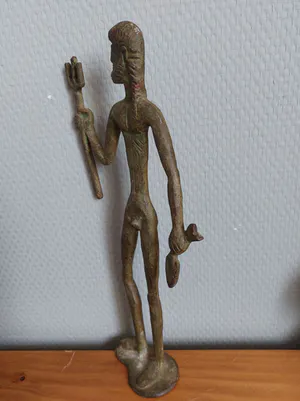 Niet of onleesbaar gesigneerd - bronzen beeld "God van de Zee" kopen? Bied vanaf 1!