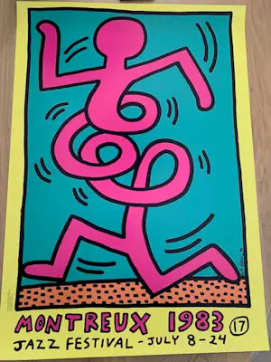 Keith Haring - Montreux Jazz Festival Poster kaufen? Bieten Sie von 50!