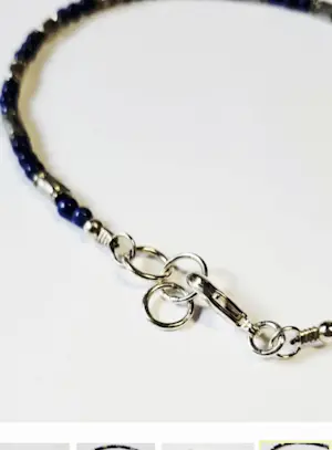 Nieuwe zilveren Armband van lapis lazuli 925 zilver kopen? Bied vanaf 75!