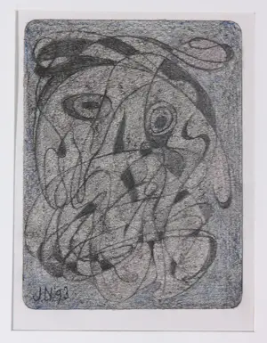 Janus Nuiten - Verschillende technieken, Lot van 38 schetsen van figuren kopen? Bied vanaf 100!