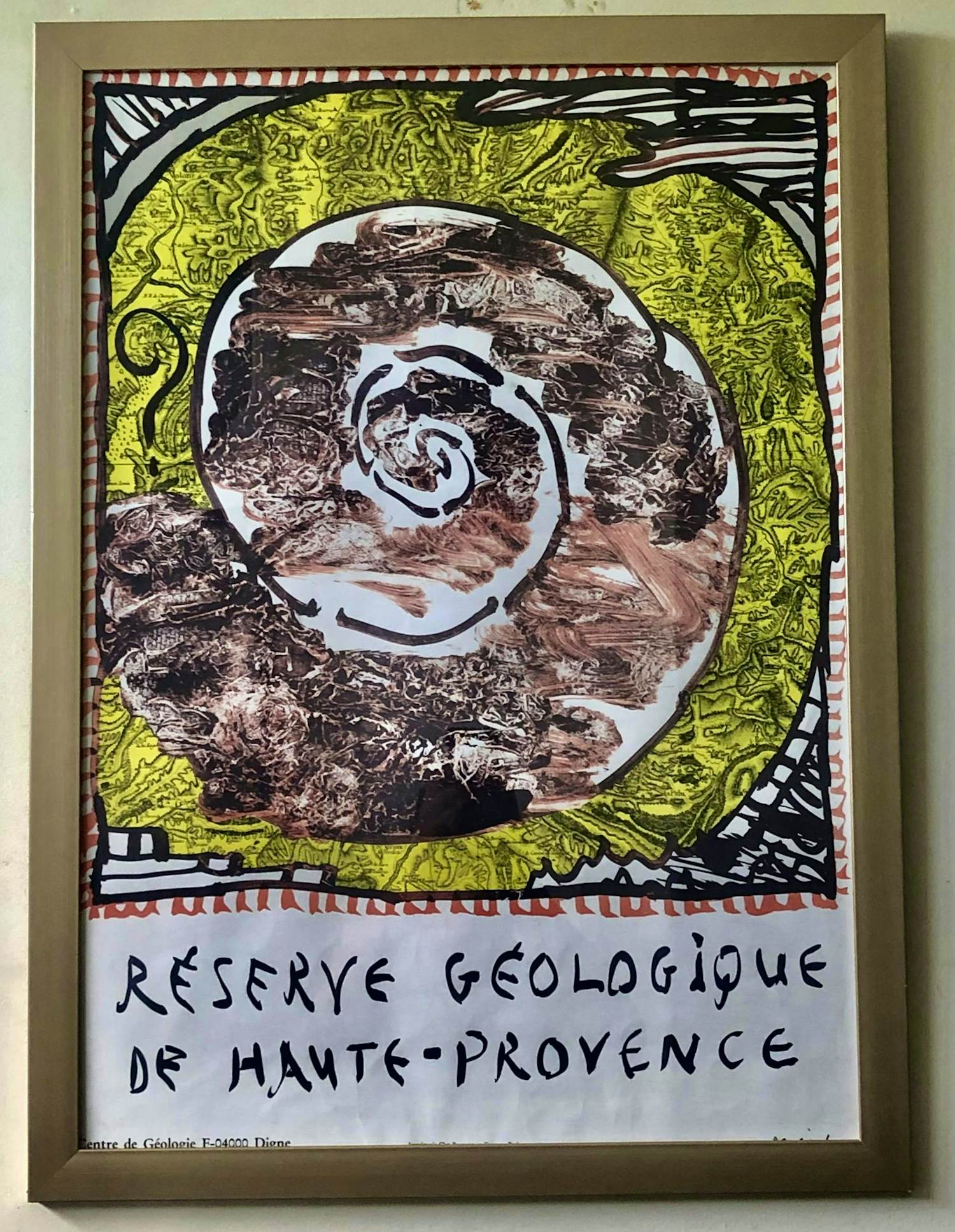 Pierre Alechinsky - 'réserve géologique de haute provence' (lithografische poster) kopen? Bied vanaf 75!