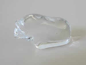 Hadeland - Kristallen figuur van een Muskusos - zeldzaam kopen? Bied vanaf 1!