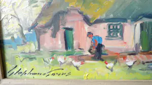 Stephan Gorus - "kipjes voederen". kopen? Bied vanaf 110!