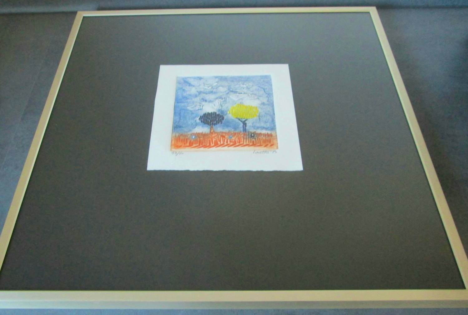 Louttre B. - Relief-Farbradierung verkocht voor € 60!