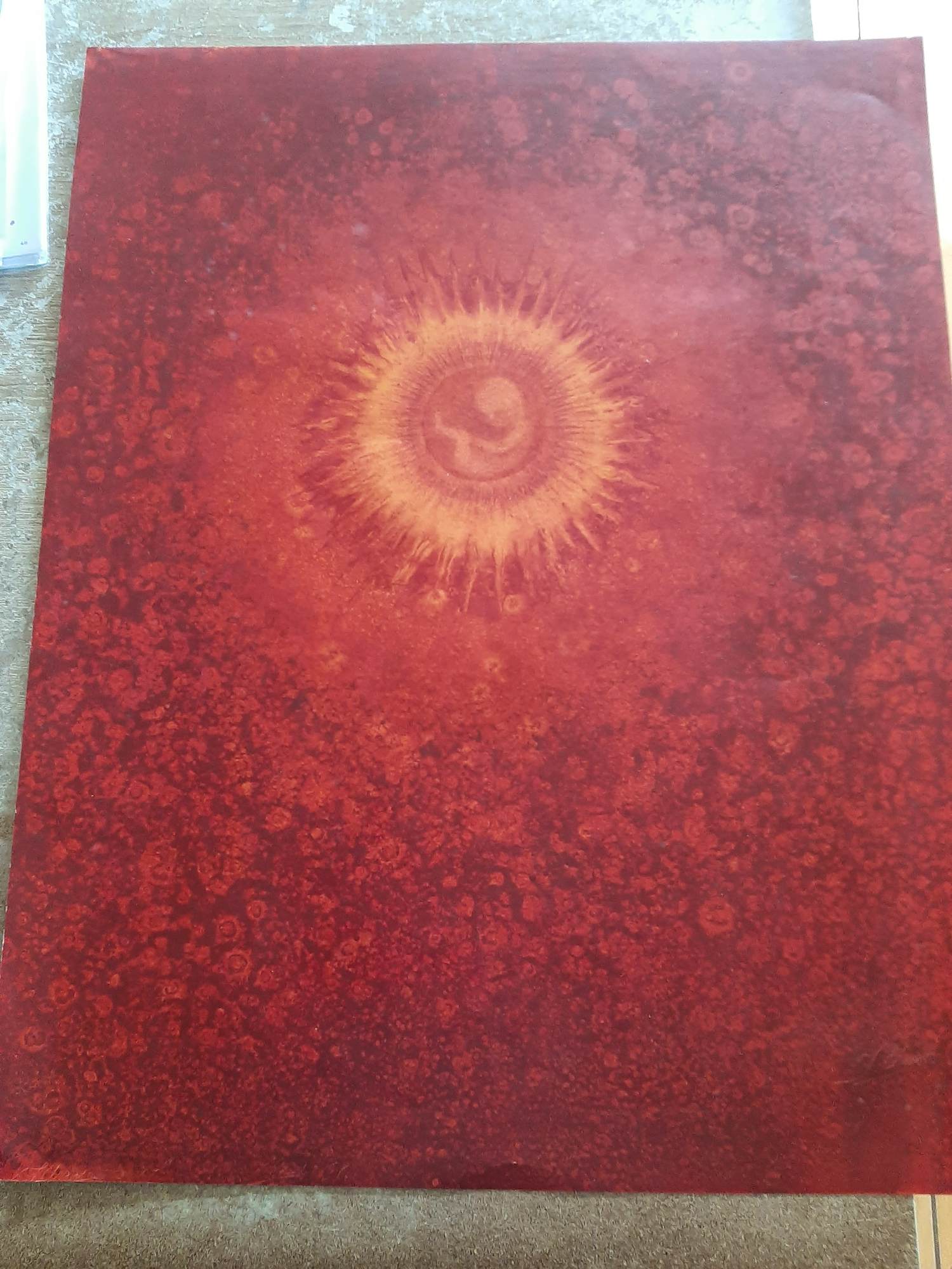 Jan Uriot - Zeefdruk. ZT kopen? Bied vanaf 40!