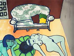 Corneille - New York Rooms, litho (mooi ingelijst, groot) verkocht voor € 275!