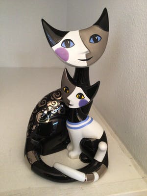 Rosina Wachtmeister - Kattenbeeld “ Ricario en Marica “ kopen? Bied vanaf 95!