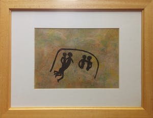 Niet of onleesbaar gesigneerd - linosnede op monotype kopen? Bied vanaf 1!