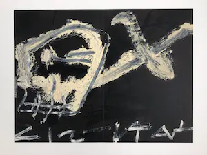 AcheterAntoni Tapies - 1986 - Catalogus - Originele litho - Maeght/Lelong, Parijs NY - Zeer goede staat? Enchérissez de 100!