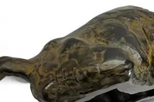 Hetty Heyster - Bronzen sculptuur: een liggende wisent kopen? Bied vanaf 595!