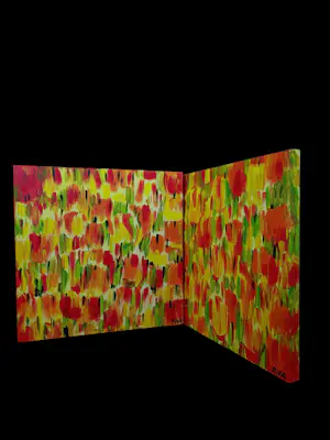 Elva Polyakova - Tulips time : painting's 4 x st. kopen? Bied vanaf 350!