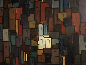 Frans Simons - Skyline kopen? Bied vanaf 120!
