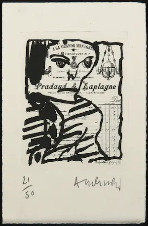 Pierre Alechinsky - en Philippe Delaveau, Ets en boek, Cent sous pour la Reine Mab kopen? Bied vanaf 1!