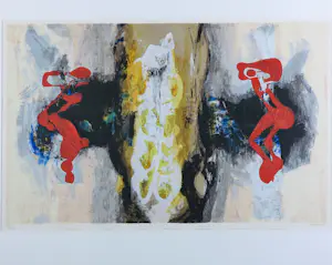 Hans Vanhorck - Zeefdruk . Z.T - Ingelijst kopen? Bied vanaf 50!