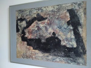 Pieter van Goudzwaard - abstract expressionisme - gemengde techniek kopen? Bied vanaf 75!