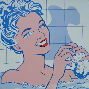Roy Lichtenstein - Woman in Bath - zeefdruk kaufen? Bieten Sie von 115!